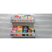 Resim EMTA 50 Cm 2 Li Gri Ahsap Raf Kitaplık Cocuk Odası Montessori 