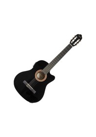 Resim Valencia Vc104Tcebk Elektro Klasik Gitar Sap Çelikli 4/4 Siyah 