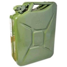 Resim GELG BB20 Yeşil Metal Yakıt Bidonu 20 Litre 