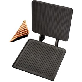 Resim NEUMARKER Glanz Panini Grill Waffle Plakası 