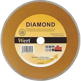 Resim AyrStore W 2710/115 Seramik/fayans Elmas Testere, Turuncu/gri, 115MM, Sarı 