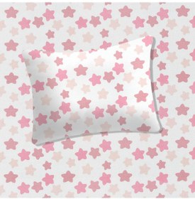 Resim %100 Pamuk Bebek Lastikli Çarşaf 70x130+20 - Bebek Yastık Kılıfı 35x45 