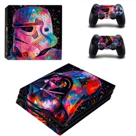 Resim Kt Grup Star Wars Darth Vader Playstation 4 Pro Full Sticker Kaplamalar 