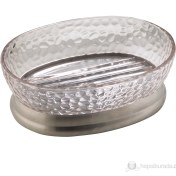 Resim Damlalı Model Akrilik/Çelik Sabunluk 4.5X 12.5 Cm 