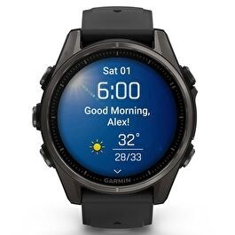 Resim Garmin GR-010-02903-21 Fenix 8 - 43 mm AMOLED Sapphire Akıllı Saat 