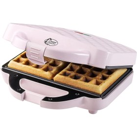 Resim Bestron Waffle Makinesi, İki Brüksel Waffle 