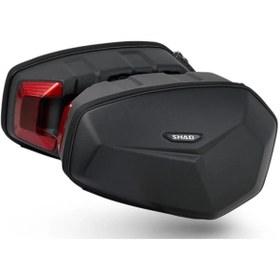 Resim Shad Sert Kabuk Motosiklet Heybe Yan Çanta 30L X0SE48SR 