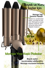 Resim Hairens Hrs-960 - 4 Parça Saç Şekillendirme Seti | Wag Maşa & Afro Ince Maşa & 25 Mm. Maşa 