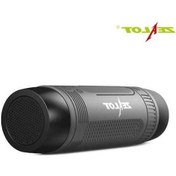 Resim Flybuy Türkçe Bluetooth Hoparlör Zealot S1 Gri, Kablosuz Bisiklet Hoparlörü, Fm Radyo, Led Işık, 8 Saat Müzik Çalma 