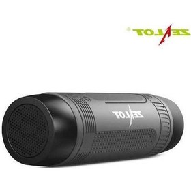 Resim Flybuy Türkçe Bluetooth Hoparlör Zealot S1 Gri, Kablosuz Bisiklet Hoparlörü, Fm Radyo, Led Işık, 8 Saat Müzik Çalma 