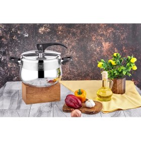 Resim Bengü Pro Düdüklü Tencere Siyah 8lt 