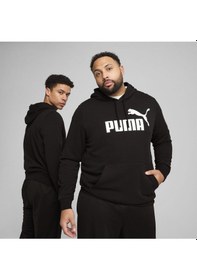 Resim Puma Erkek Ess No. 1 Logo Hoodie Eşofman Üst 68257201 Siyah 