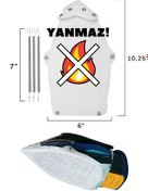 Resim Kayıran terzi malzemeleri Teflon Yanmaz Yapışmaz Isıya Dayanıklı Ütü Altlığı Tabanlık 