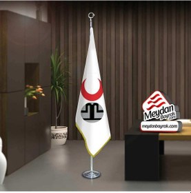 Resim Altınordu Devleti Bayrağı-17 Eski Türk Devleti-makam-toplantı Odaları -direkli-saçaklı Makam Bayrağı 1 