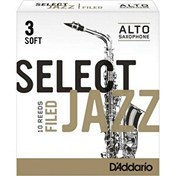 Resim D'Addario Woodwinds Select Jazz Alto Saksafon Kamışı No:3 Soft 