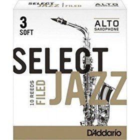 Resim D'Addario Woodwinds Select Jazz Alto Saksafon Kamışı No:3 Soft 