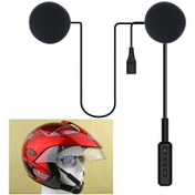 Resim Evrensel Kask Kablosuz Bluetooth Kulaklık Motosiklet İnterkomu 