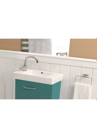 Resim Cerastyle City Sol Batarya Del. Tezgah Üstü Lavabo 25 CM 001600U 
