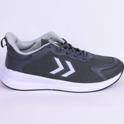 Resim hummel 900517-2267 Jumper Fileli Faylon Taban Şevron Detay Antrasit Günlük Siyah Erkek Spor Ayakkabı 