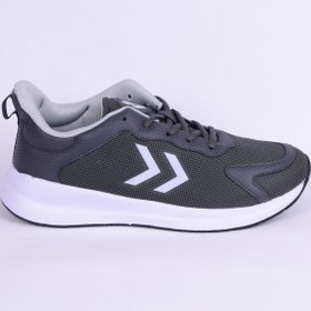 Resim hummel 900517-2267 Jumper Fileli Faylon Taban Şevron Detay Antrasit Günlük Siyah Erkek Spor Ayakkabı 