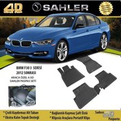 Resim Bmw 3 Seri F30 2012-2019 Sahler 4.5D Havuzlu Paspas Siyah 