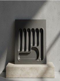 Resim Ecolux 55 x 49 Çekmece İçi Kaşıklık Antrasit 