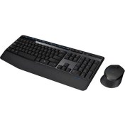 Resim Logitech MK345 Q Kablosuz Klavye + Mouse Siyah 