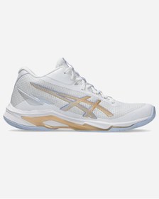 Resim Asics NETBURNER BALLISTIC FF MT 4 Kadın Offwhite Voleybol Ayakkabısı 1052A084-102 