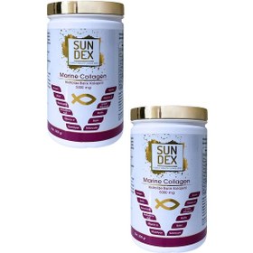 Resim Sundex Marine Collagen Hidrolize Balık Kolajeni 2 x 300 G 