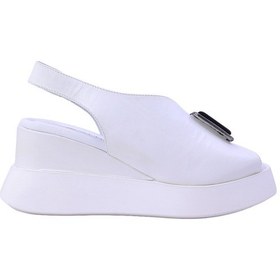 Resim Albini Alb2610240 Kadın Topuklu Sandalet Beyaz 