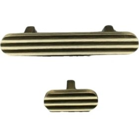 Resim 9443 Modern Çizgili Kulp Antik Renk 96 mm Çok Renkli 