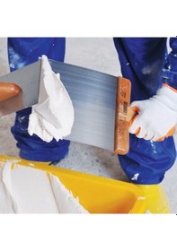 Resim Dekor Macun Küreği Ahşap Saplı Kürek 20 CM 