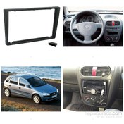 Resim Opel Astra Corsa C Uyumlu Siyah Renk Teyp Ve Double Teyp Çerçeve 