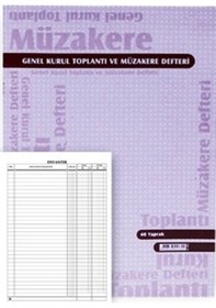 Resim Özkan Armat Genel Kurul Toplantı Ve Müzakere Def. 40 Yp 6 Adet 