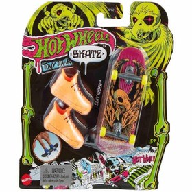 Resim Hot Wheels Skate Neon Temalı Parmak Kaykay ve Ayak Paketleri HPG21-HPG29 