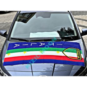 Resim Kızıl Gök Oto Serisine Uyumlu Büyük Boy 1. Kalite Araç Sırt Yazılı Italya Havlu 130x30 