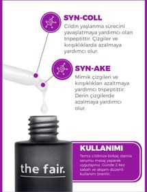 Resim The Fair. Lift-Up Now Sıkılaştırıcı Yaşlanma Karşıtı Vegan Cilt Serumu %1 Syn-Coll + %1 Syn-Ake 30 ml 