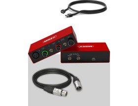 Resim Midex GLX-600 Pro Üst Kalite Stüdyo Ses Kartı 2 Giriş 2 Çıkış 