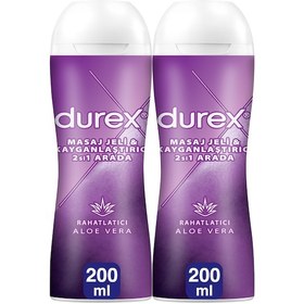 Resim Durex Play 2si1 Arada Aloe Vera Masaj Jeli 2 x 200 ML 