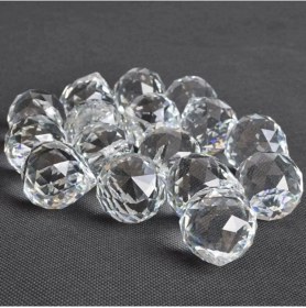 Resim 30 Mm Cam Toptaş Avize Taşı Şeffaf 