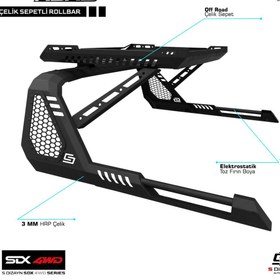 Resim SDX 4WD Off Road VW Amarok Sepetli Çelik Roll Bar V1 2010 Üzeri 