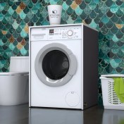 Resim Kenzlife çamaşır makinesi dolabı naum gri 90*70*60 banyo kapaksız arkalıksız 