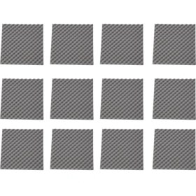 Resim Sanctuary Vault 12 Paket Yumurta Kasası Ses Geçirmez Köpük Paneller 1.2 Inç x 20 Inç x 20 Inç Gri (Yurt Dışından) 