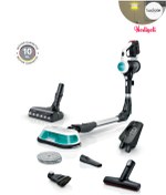 Resim Bosch Premium ProHygienic Islak Kuru Şarjlı Dikey Süpürge 40 dk Çalışma Süresi 10yıl Motor Garantili 