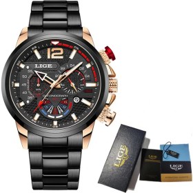 Resim Hanyang Siyah Lıge Erkekler Izle Lüks Moda Iş Kuvars Adam Kol Saati Su Geçirmez Rahat Spor Erkek Saat Chronograph Relogio Masculino + Kutusu (Yurt Dışından) 