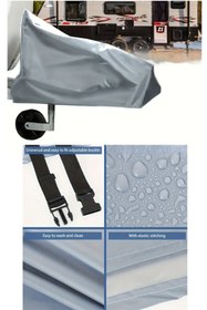 Resim WestCover Karavan Çeki Demiri Kılıfı Branda Römork Çeki Brandası - Gri 