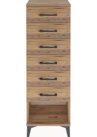 Resim Arges Dolap 6 Çekmeceli 44x30x134 Çam-çam Çam 