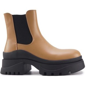 Resim Butigo 23k-406 3pr Camel Kadın Chelsea Bot 000000000101479923 Kahverengi 