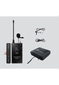 Resim Ckmova Um100 Kit 3 Type C Girişli Kablosuz Yaka Mikrofon Seti 