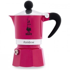 Resim Bialetti Rainbow Moka Pot 1 Cup Fuşya 